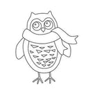 Gourmet Rubber Stamps Cling Stamps 3.25X6.75 Large Owl