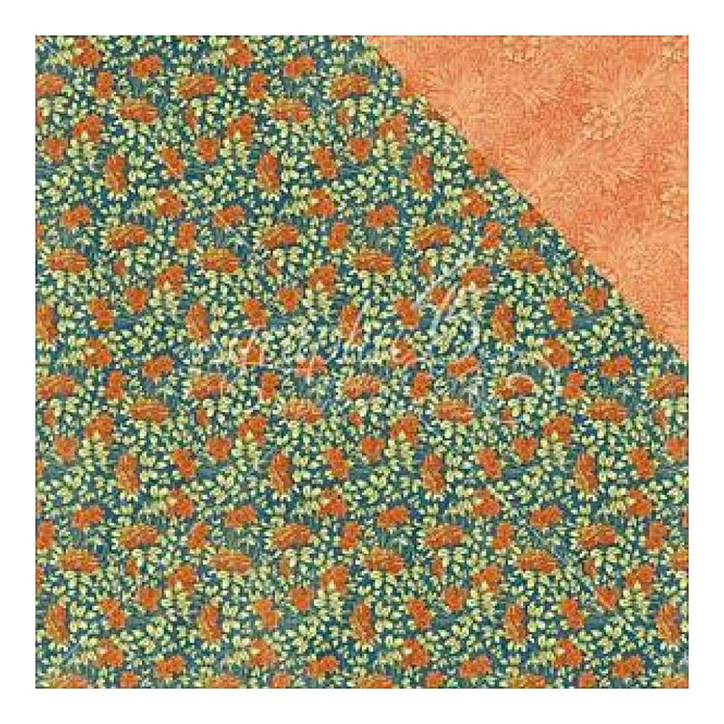 Graphic 45 - World's Fair Double-Sided Cardstock 12Inch X12inch  Flower Power