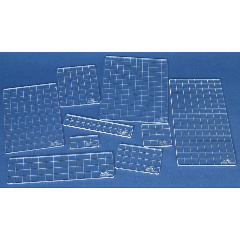 Tim Holtz Acrylic Stamping Grid Block Set