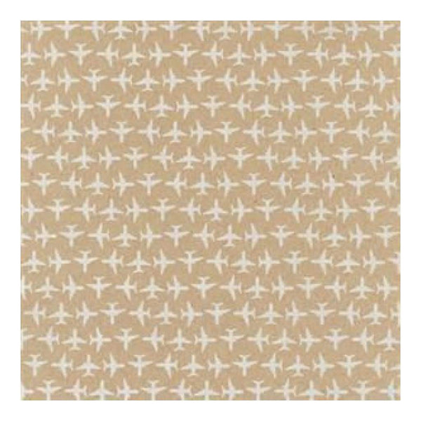 Hambly Screen Prints 12X12 Screen Printed Paper - Up Up & Away/Metallic Silver On Kraft (Pack Of 5)