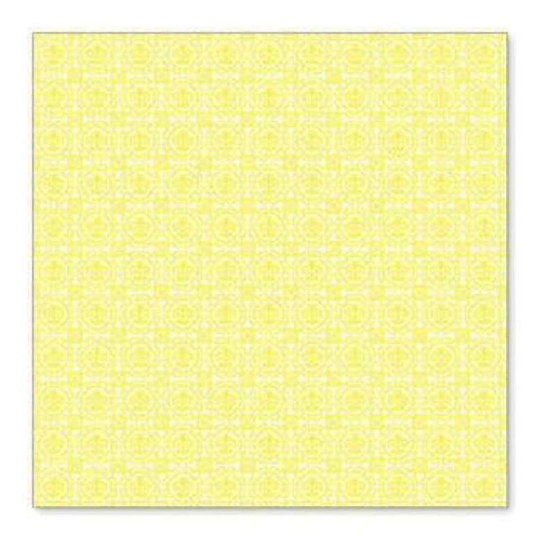 Hambly Screen Prints - Grandma's Wallpaper Overlay - Yellow (Pack Of 5)