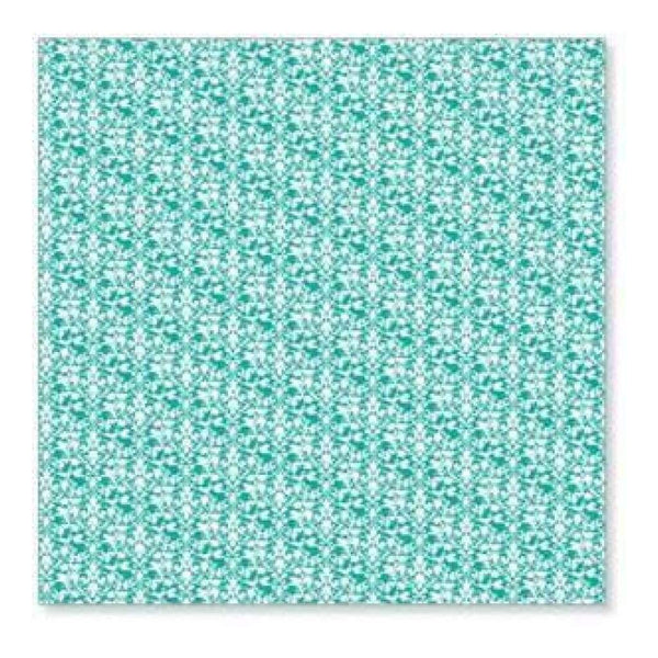 Hambly Screen Prints - High Tea Overlay - Teal Blue (Pack Of 5)