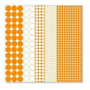 Hambly Screen Prints - Mod Circles Overlay - Orange (Pack Of 5)