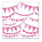 Hambly Screen Prints - Pennants Overlay - Pink (Pack Of 5)