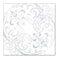 Hambly Screen Prints - Swashes & Swirls Overlay - Metallic Silver (Pack Of 5)