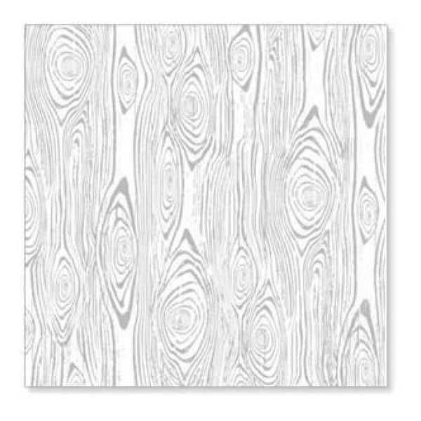 Hambly Screen Prints - Woodgrain Remix Overlay - Metallic Silver (Pack Of 5)