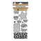 Hampton Art - Canvas Corp Cling Stamps 4X8 Sheet Shine