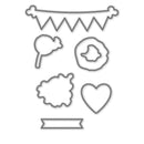 Simple Stories - Heart Dies 6 pack Always In My Heart