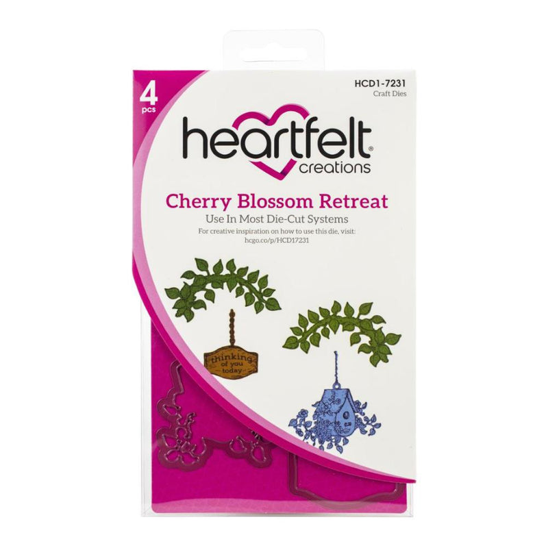Heartfelt Creations - Cut & Emboss Dies - Cherry Blossom Retreat