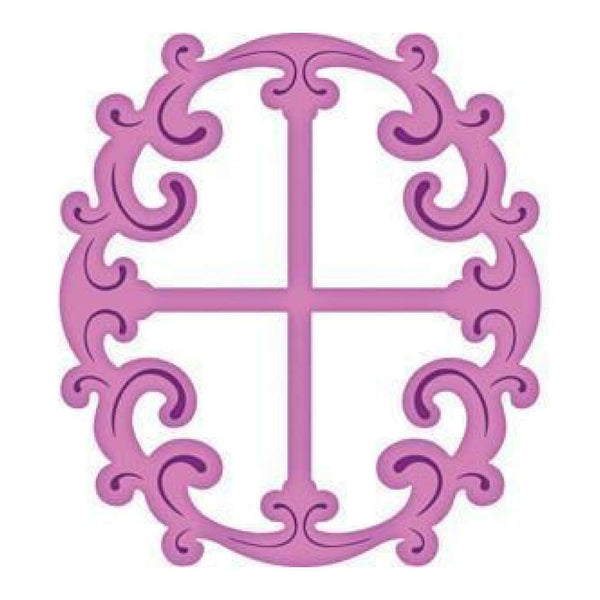 Heartfelt Creations Cut & Emboss Die - Spellbinders - Decorative Oval Window