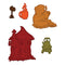 Heartfelt Creations Cut & Emboss Dies Beary Fun Retreat - Happy Time Treehouse