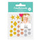 Heidi Swapp - Adhesive - Metallic with Glitter Accents 25 pack