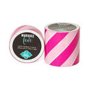 Heidi Swapp Marquee Love Washi Tape .875Inch - Pink & White Stripe 12Yards