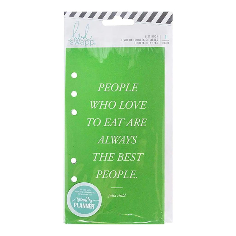 Heidi Swapp Memory Planner Listbook Fresh Start, Food