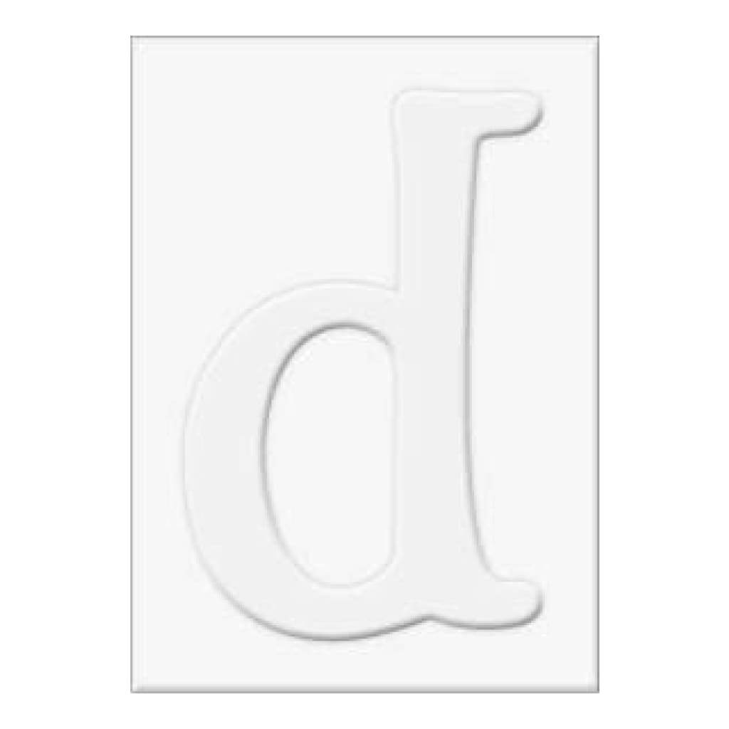 Hero Arts Letters for Stamping D 3 diecut letter cards 3 popouts 3