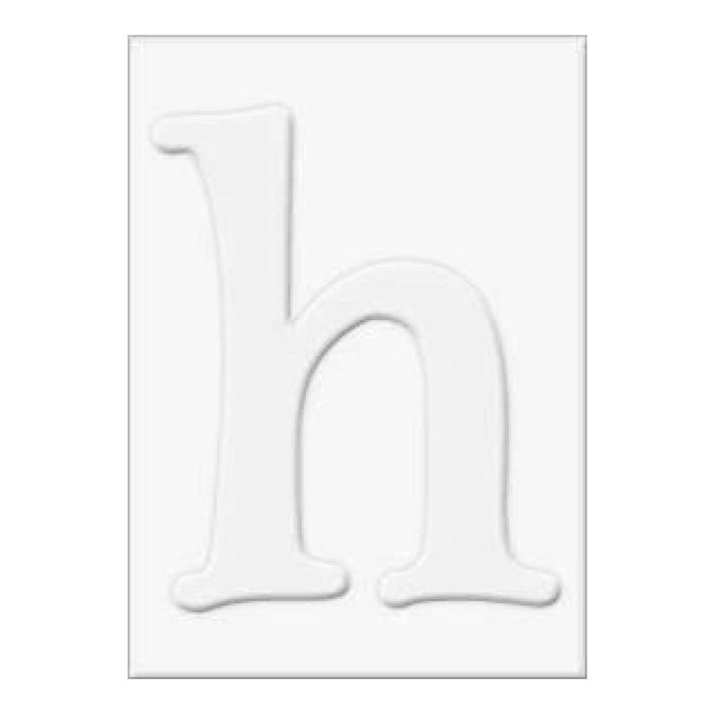Hero Arts - Letters For  Stamping H - 3 Die-Cut Letter Cards (3 Pop-Outs- 3 Fram