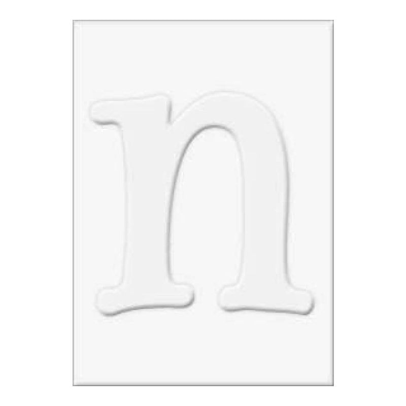 Hero Arts - Letters For  Stamping N - 3 Die-Cut Letter Cards (3 Pop-Outs- 3 Fram