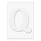 Hero Arts - Letters For  Stamping Q - 3 Die-Cut Letter Cards (3 Pop-Outs- 3 Fram