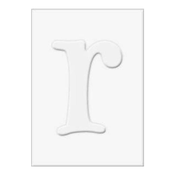 Hero Arts - Letters For  Stamping R - 3 Die-Cut Letter Cards (3 Pop-Outs- 3 Fram