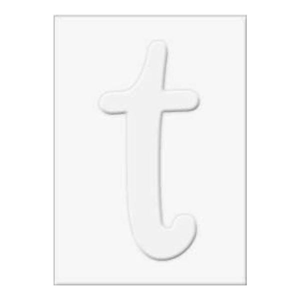 Hero Arts - Letters For  Stamping T - 3 Die-Cut Letter Cards (3 Pop-Outs- 3 Fram