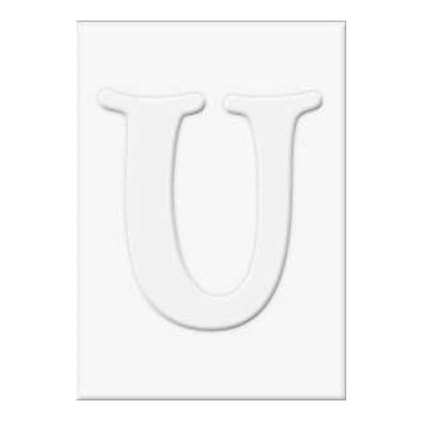 Hero Arts - Letters For  Stamping U - 3 Die-Cut Letter Cards (3 Pop-Outs- 3 Fram