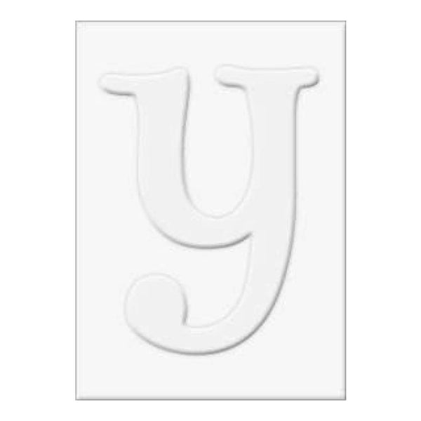 Hero Arts - Letters For  Stamping Y - 3 Die-Cut Letter Cards (3 Pop-Outs- 3 Fram