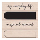 Hero Arts Mounted Rubber Stamp Set 3Inch X3inch  My Everyday Life