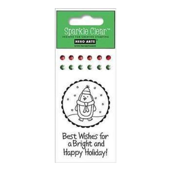 Hero Arts - Sparkle Clear - Happy Holiday