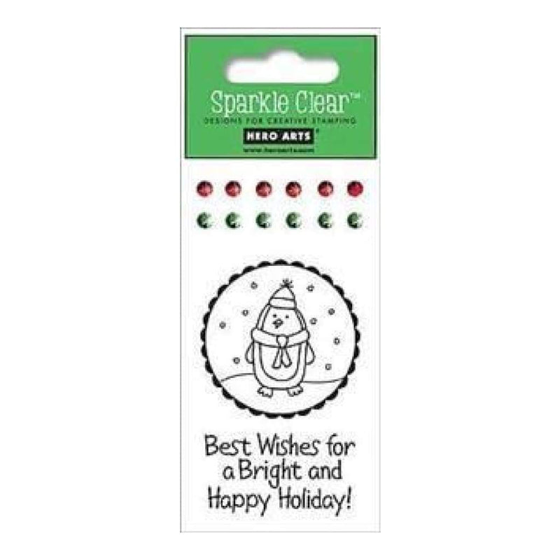 Hero Arts - Sparkle Clear - Happy Holiday