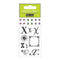 Hero Arts - Sparkle Clear - Letter X