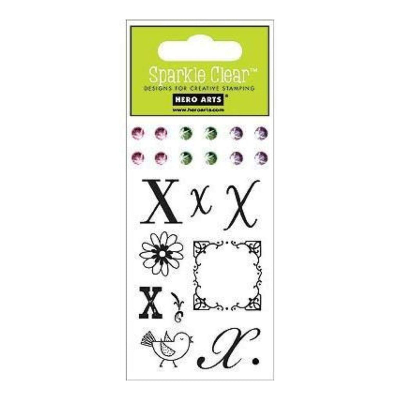 Hero Arts - Sparkle Clear - Letter X