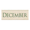 Hero Arts - Wood Mounted Stamp - December