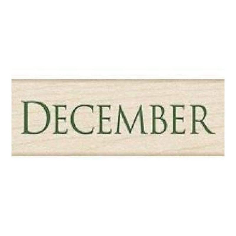 Hero Arts - Wood Mounted Stamp - December