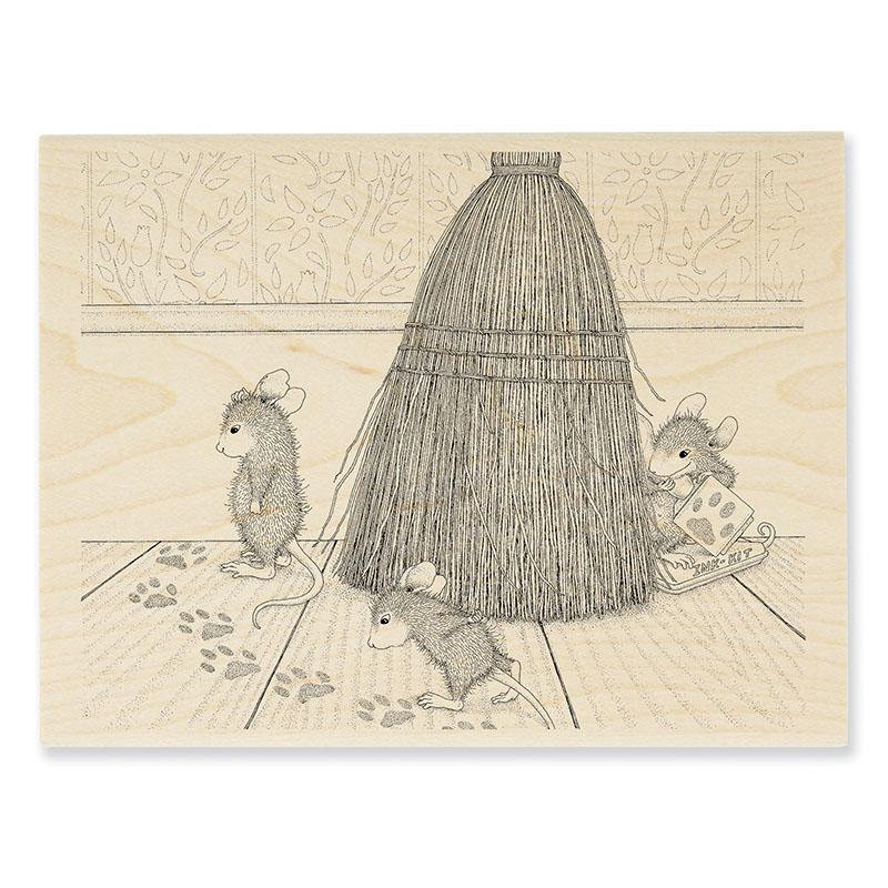 Stampendous House Mouse Cling Stamp Cat Tracking*
