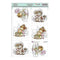 Hobby House Wee Stamps Topper Sheet 8.3 Inch X12.2 Inch  Beau & Bashful