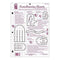 Hot Off The Press Template 8.5In. X11in.  Scandinavian Hearts