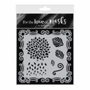 Hunkydory For The Love Of Masks 5.5inch X5.5inch Delightful Dahlias