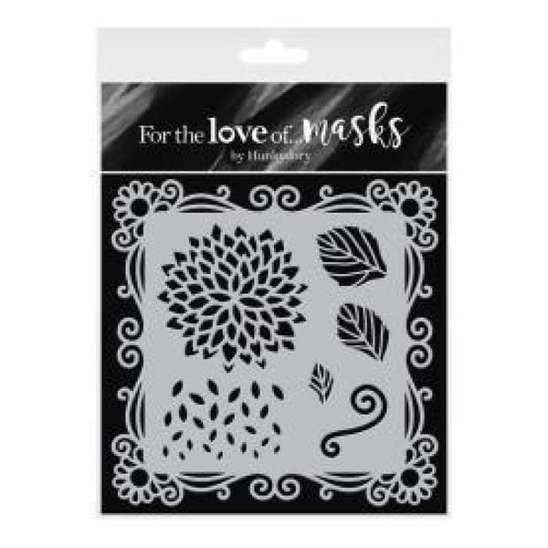 Hunkydory For The Love Of Masks 5.5inch X5.5inch Delightful Dahlias