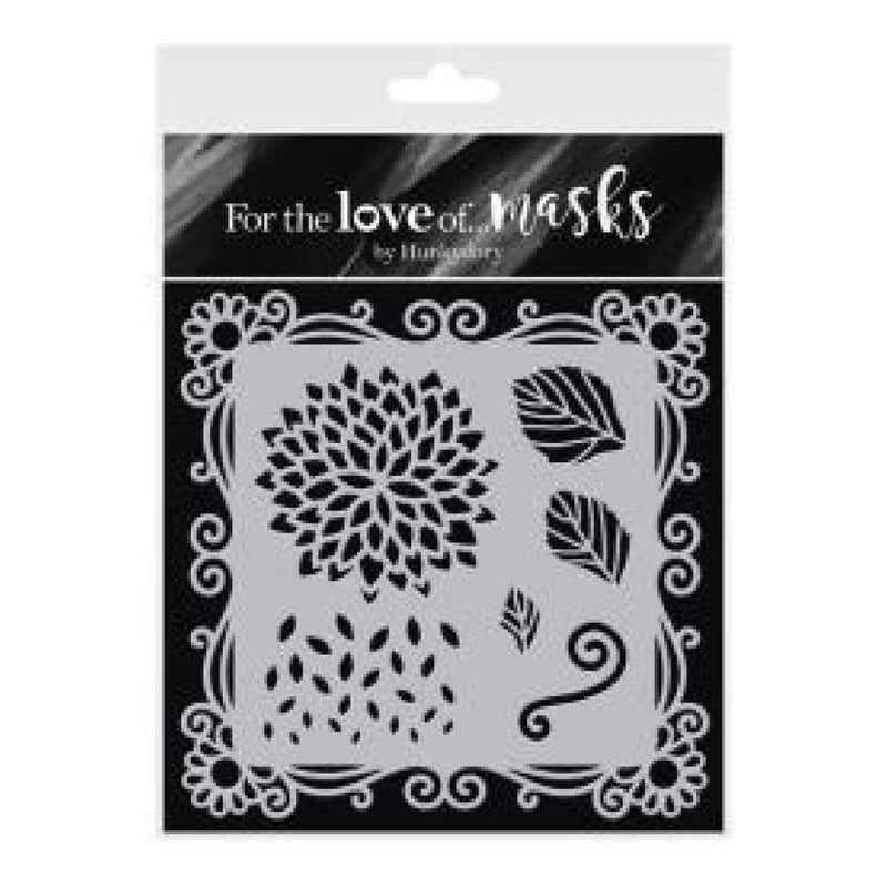 Hunkydory For The Love Of Masks 5.5inch X5.5inch Delightful Dahlias