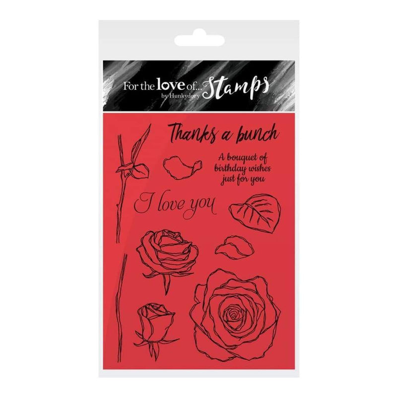 Hunkydory For The Love Of Stamps A6 - Rose Bouquet