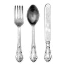 Idea-Ology Metal Silverware Adornments 9 Pack 2.5 Inch