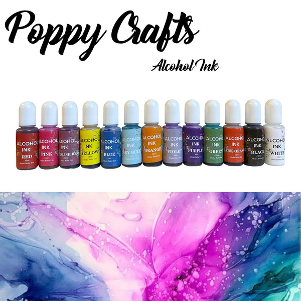 Poppy Crafts Alcohol Ink 10ml - 13 Pack
