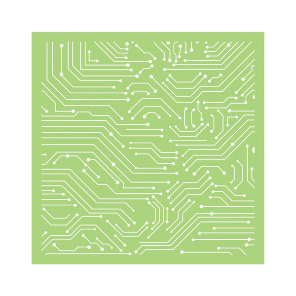 Kaisercraft Designer Template 6inX6in - Linear Lines*