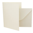 Poppy Crafts A6 300gsm Cards and Envelopes - Luxury Ivory - Pack of 10