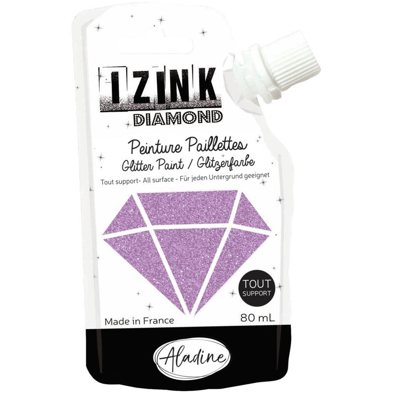 IZINK Diamond Glitter Paint 80ml - Pastel Pink*