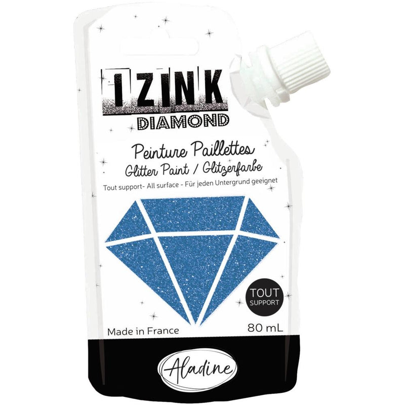 IZINK Diamond Glitter Paint 80ml - Blue*
