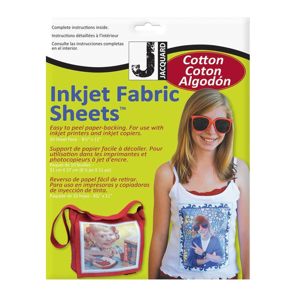 Printed Treasures Ink Jet Fabric Sheets 8.5"X11" 10/Pkg 100% Cotton Percale