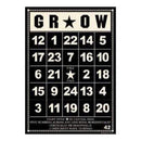 Jenni Bowlin - Bingo Cards Black - Grow
