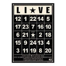 Jenni Bowlin - Bingo Cards Black - Live