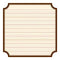 Jenni Bowlin - Classic Brown - Kindergarten Die Cut Label 12X12 Paper